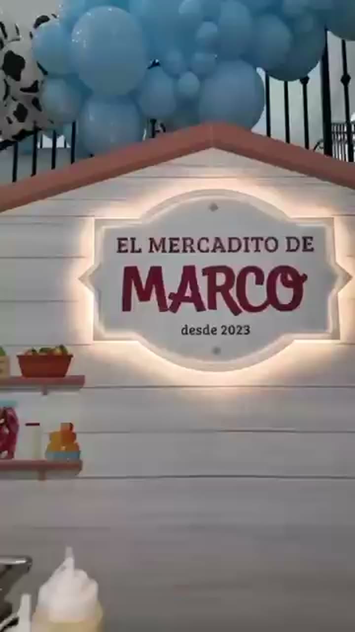 Little market themed kids birthday party in Miami by Noeli Event Production